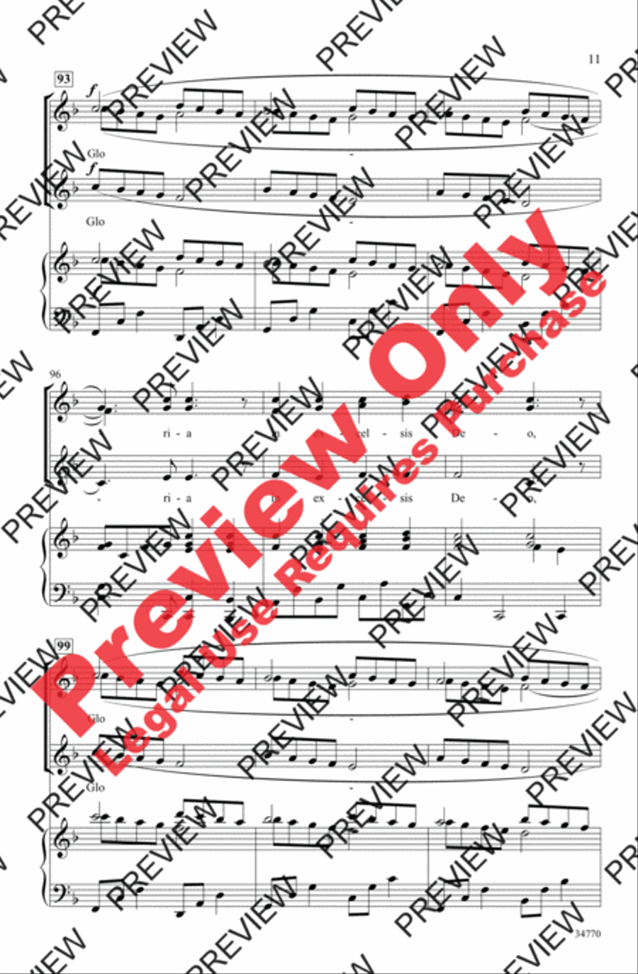 Angels' Gloria Angels' Gloria Women's Choir scores gallery preview page 11