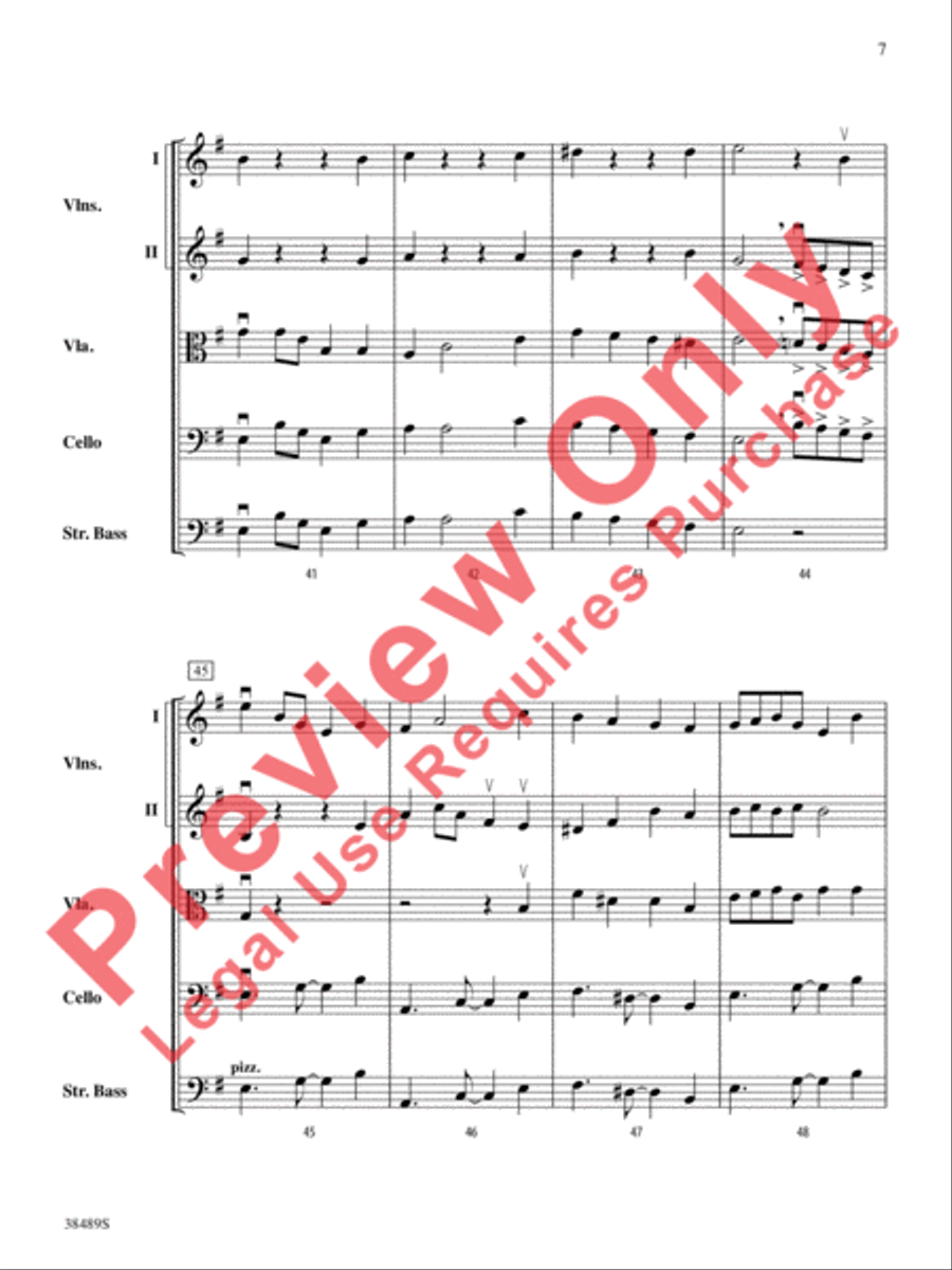 A la Media Noche String Orchestra scores gallery preview page 8