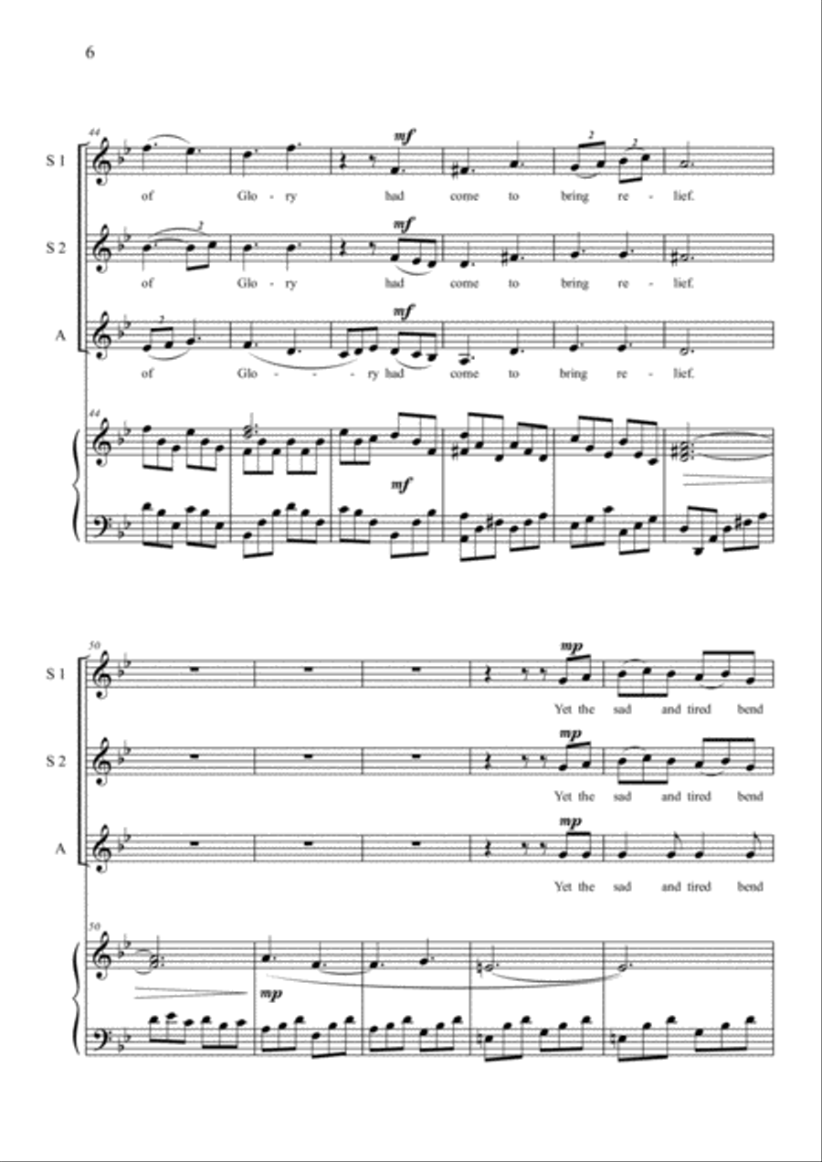 Midnight Clear SSA scores gallery preview page 6