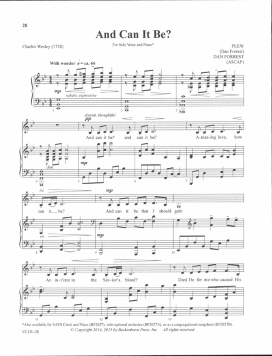 Sacred Solos of Dan Forrest - low voice Low Voice scores gallery preview page 10