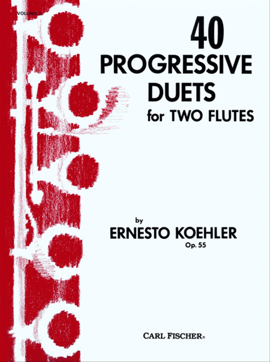 40 Progressive Duets For Two Flutes Flute Duet scores gallery preview page 1