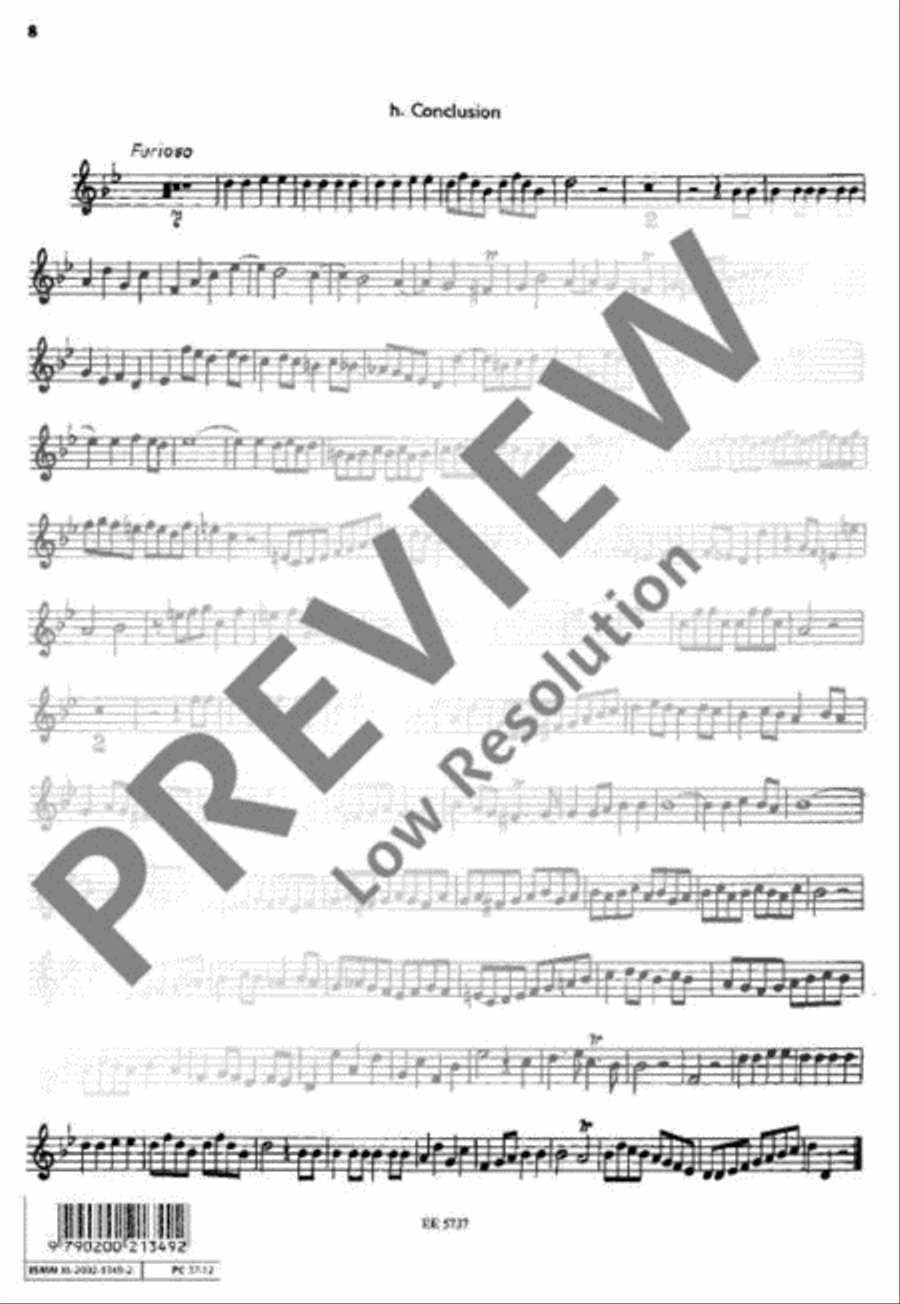 Musique de table Oboe scores gallery preview page 9