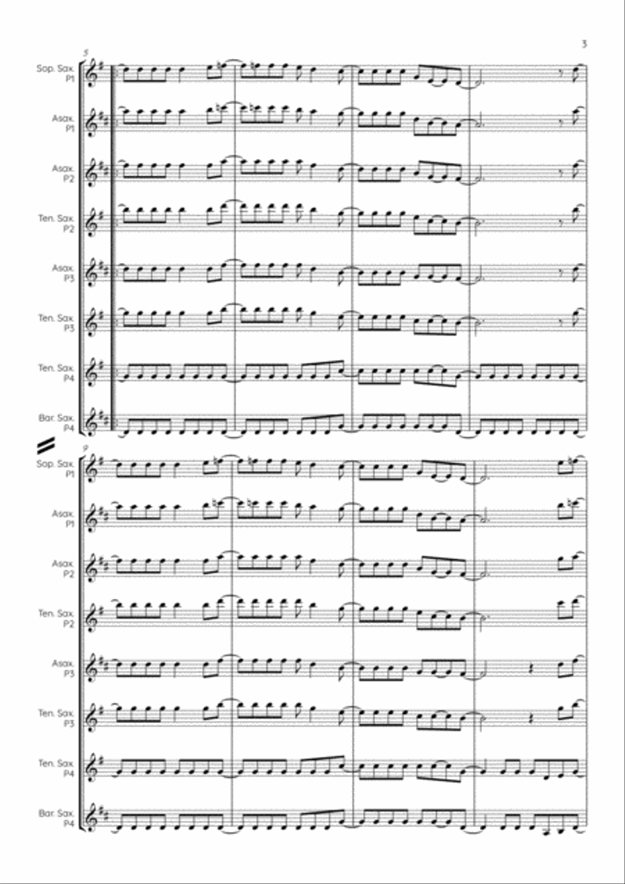 Get Back Woodwind Quartet scores gallery preview page 3