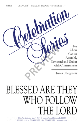 Book cover for Blessed Are They Who Follow the Lord