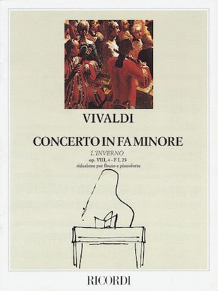 Book cover for Concerto in F Minor "L'inverno" (Winter) from The Four Seasons RV297, Op.8 No.4