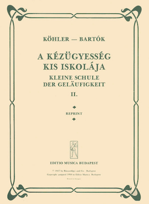 Book cover for Little School of Velocity, Op. 242 - Volume 2
