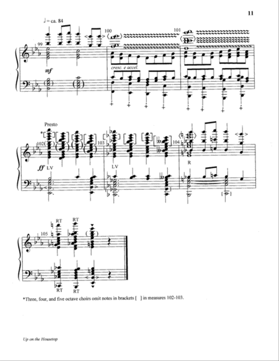 Up on the Housetop Up on the Housetop 5-Octaves scores gallery preview page 20