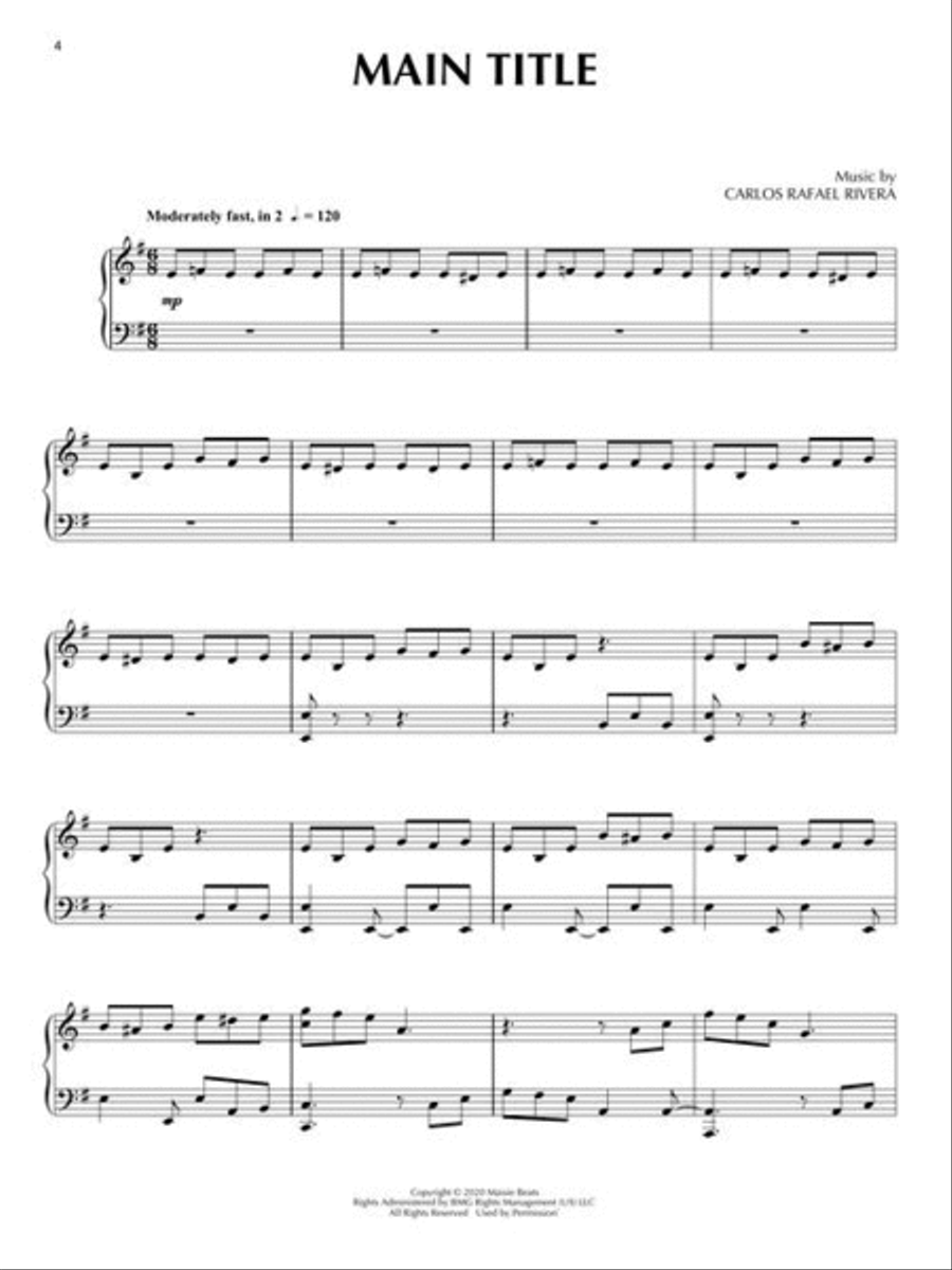 The Queen's Gambit Piano Solo scores gallery preview page 4