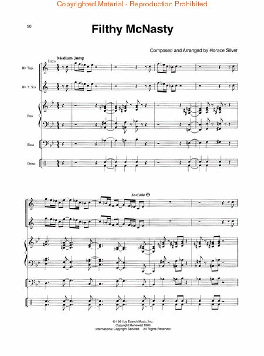 The Art Of Small Jazz Combo Playing, Composing And Arranging Jazz Ensemble scores gallery preview page 3