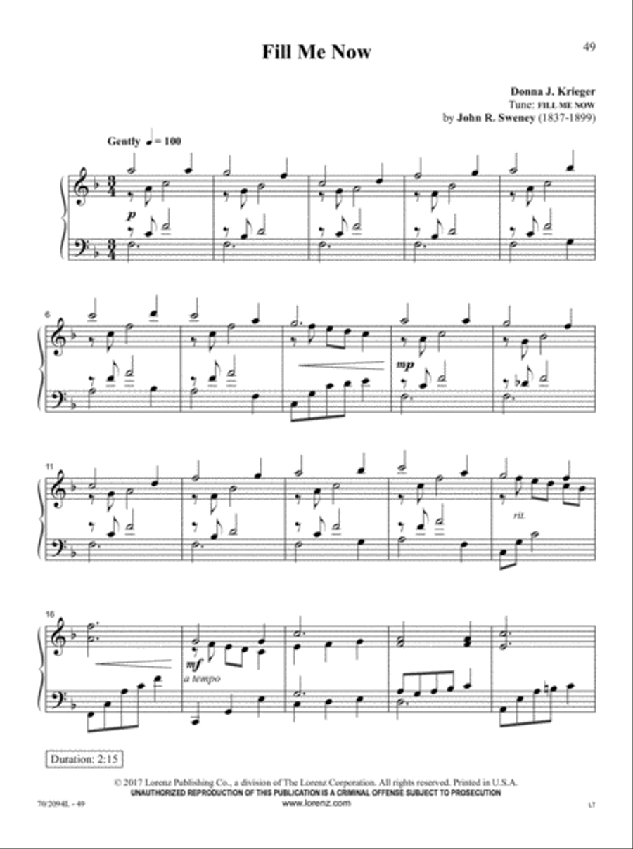 The Church Pianist's Library, Vol. 22 Piano Solo scores gallery preview page 18
