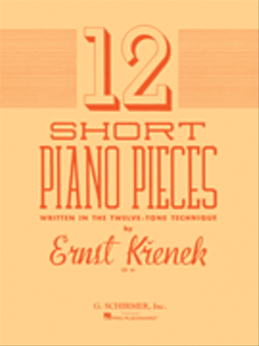 12 Short Piano Pieces 12 Short Piano Pieces Piano Solo scores gallery preview page 1