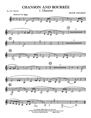Chanson And Bourree - Eb Alto Clarinet