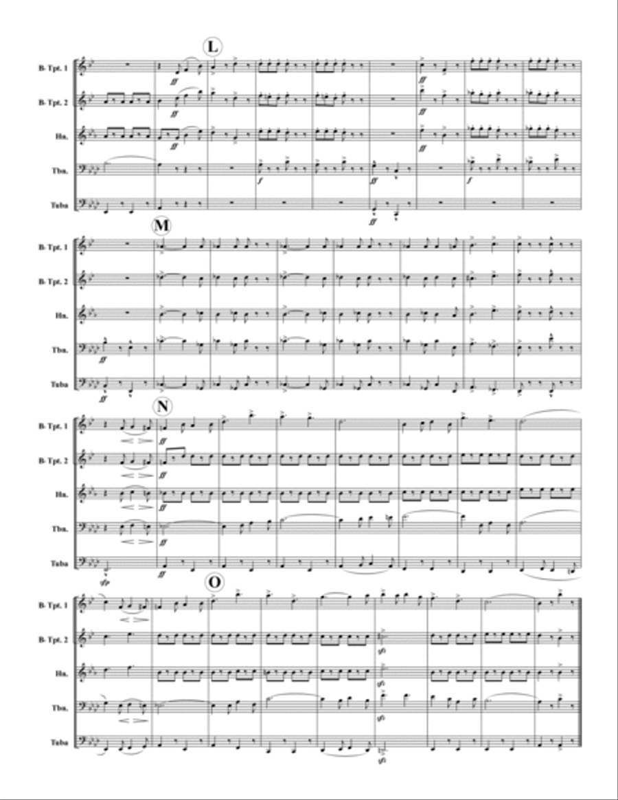 King Cotton King Cotton Brass Quintet scores gallery preview page 4