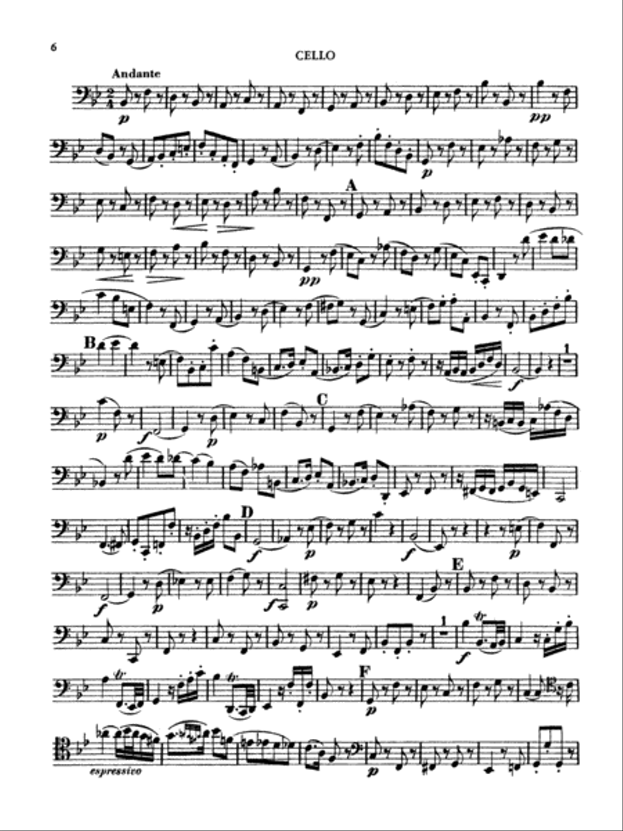 Mozart: Divertimento in E flat Major, K. 563 Part scores gallery preview page 6