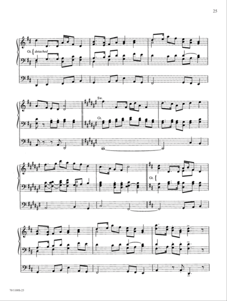 Wood Works on Original Themes Organ Solo scores gallery preview page 20