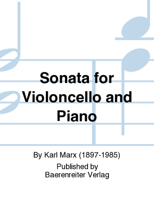 Sonata for Violoncello and Piano