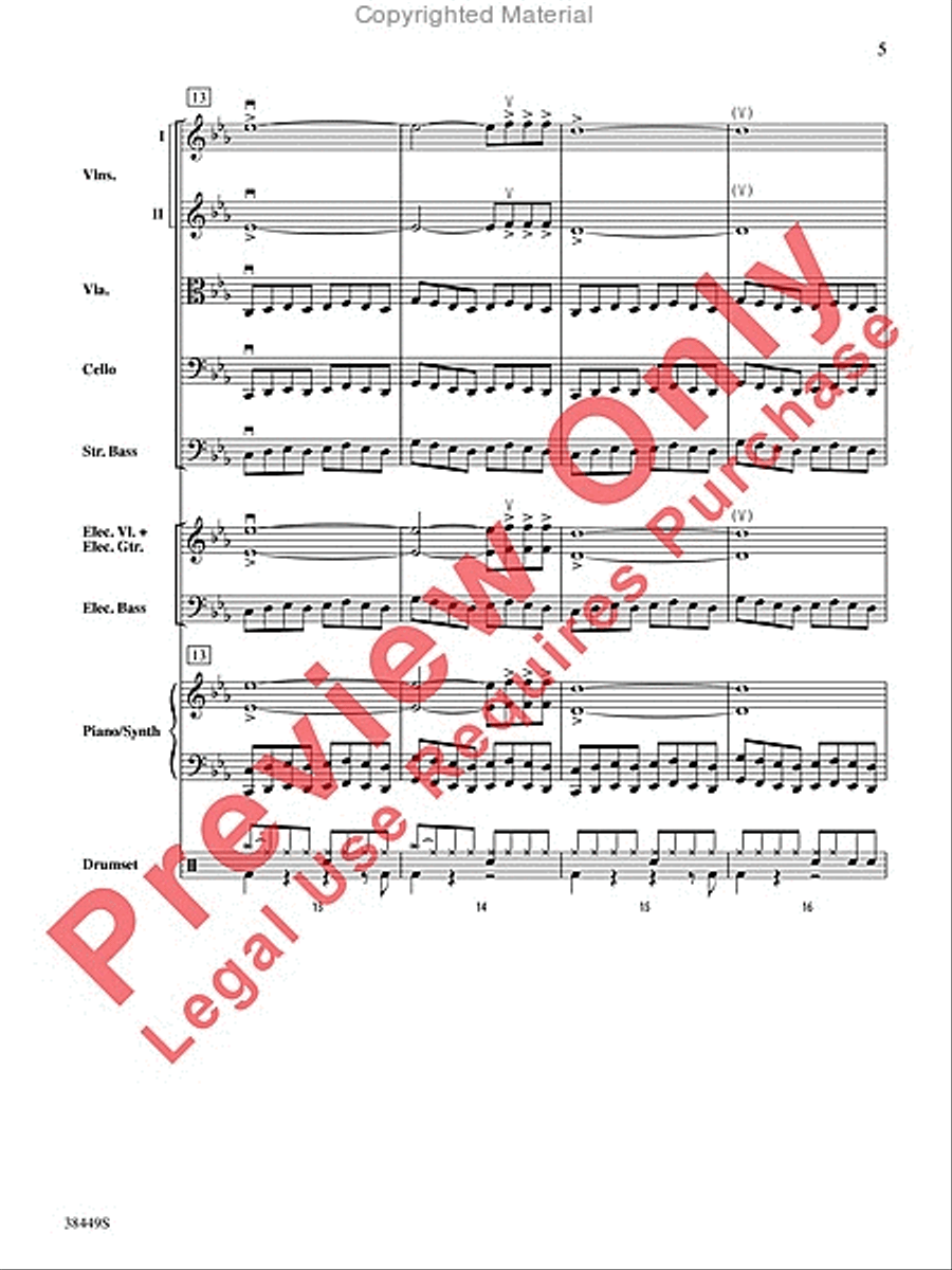 Requiem (The Fifth) String Orchestra scores gallery preview page 6