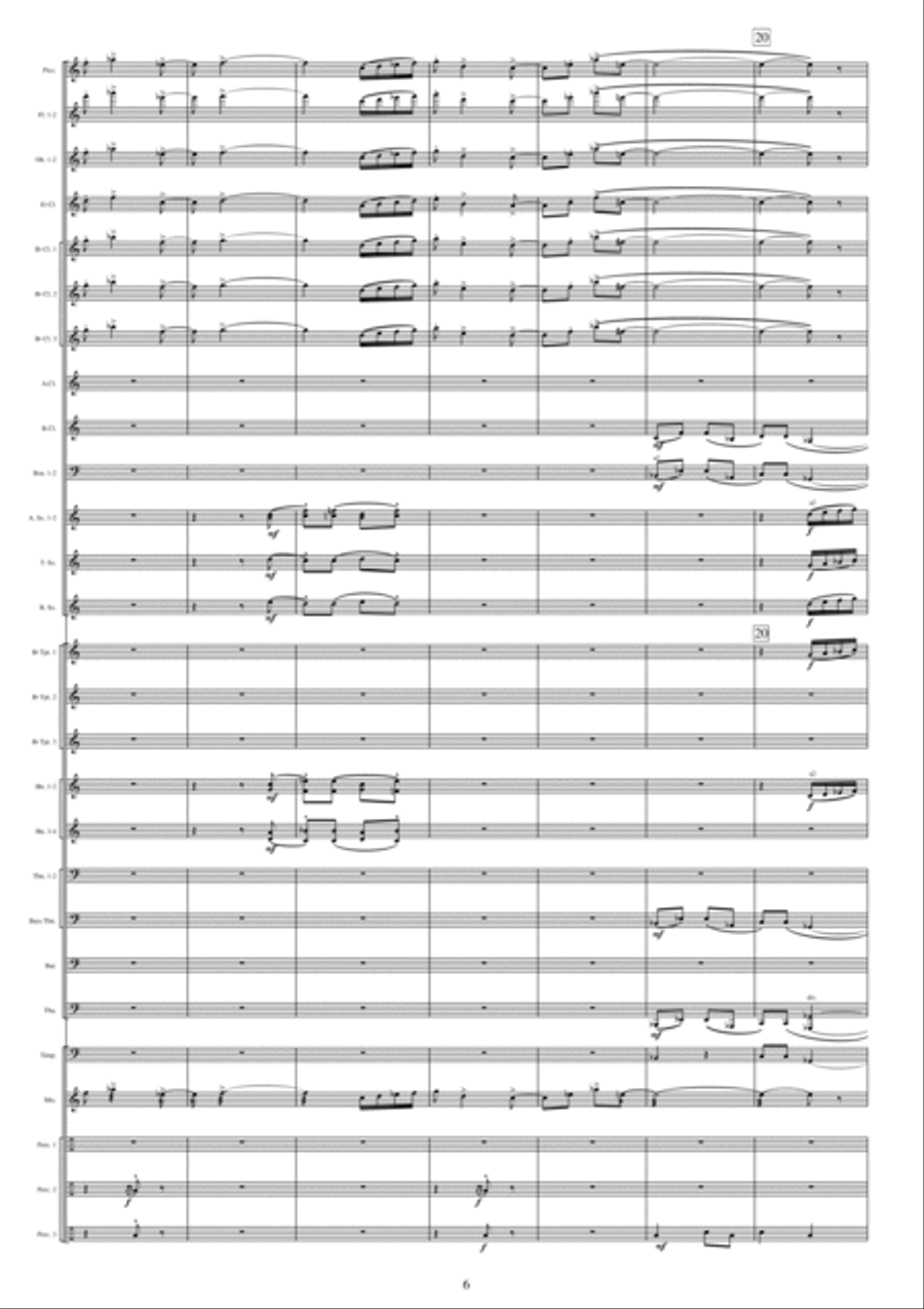 Symphonic Suite Concert Band scores gallery preview page 6