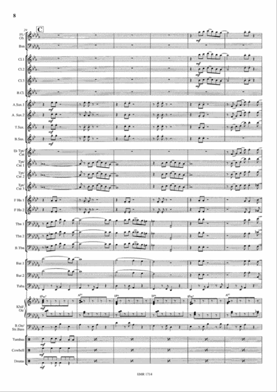 C'est Si Bon Concert Band scores gallery preview page 9