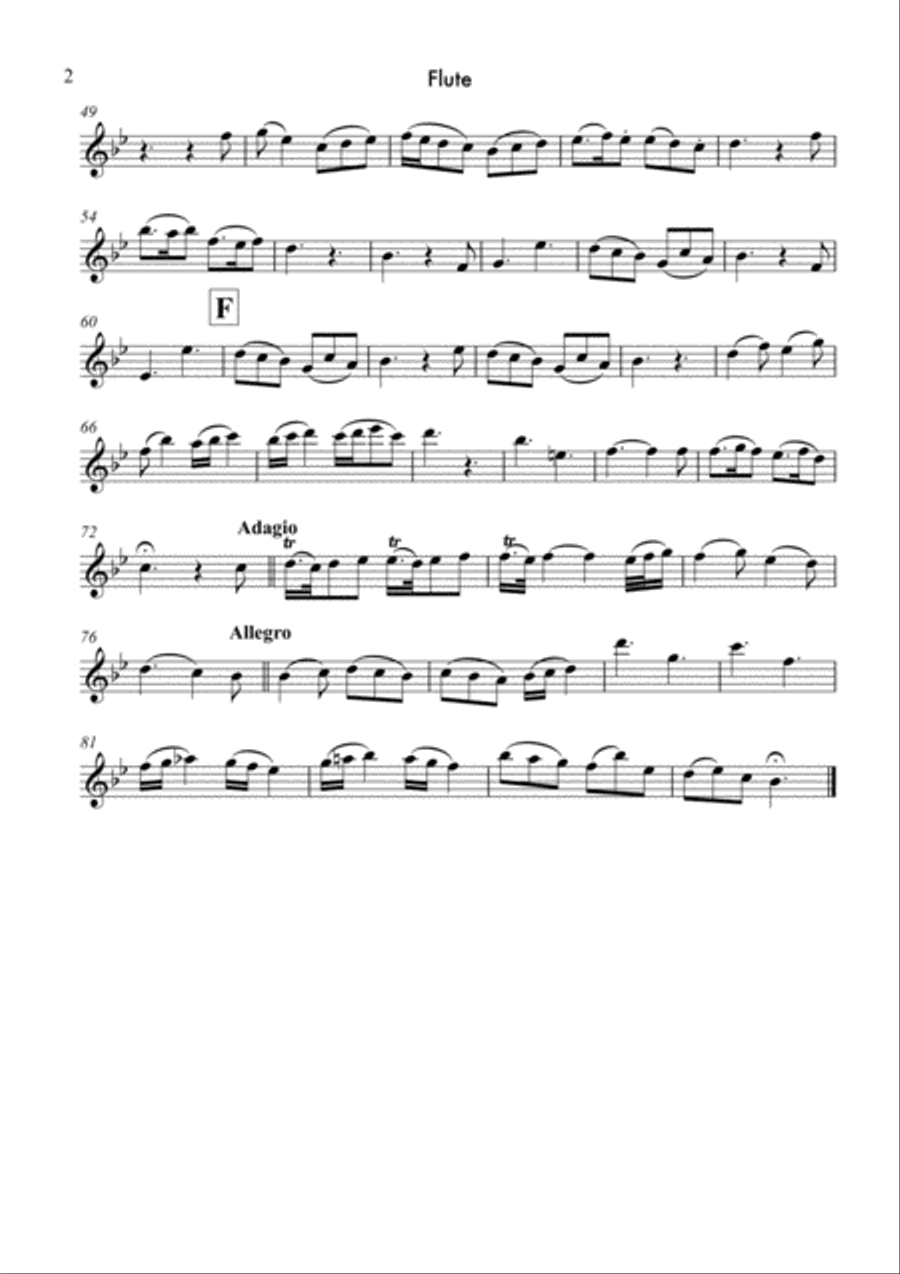 O Lovely Peace from 'Judas Maccabaeus' by George Frideric Handel Woodwind Trio scores gallery preview page 6