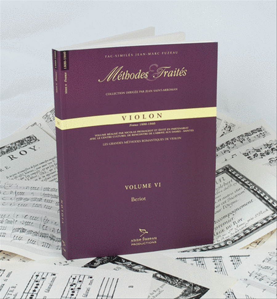 Methods & Treatises Violin - Beriot Volume 6 - France 1800-1860 Violin scores gallery preview page 1