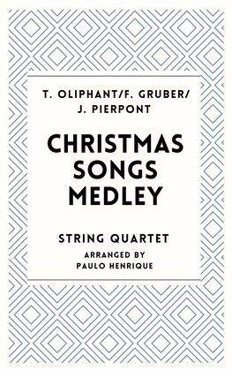 Book cover for Christmas Songs Medley - String Quartet