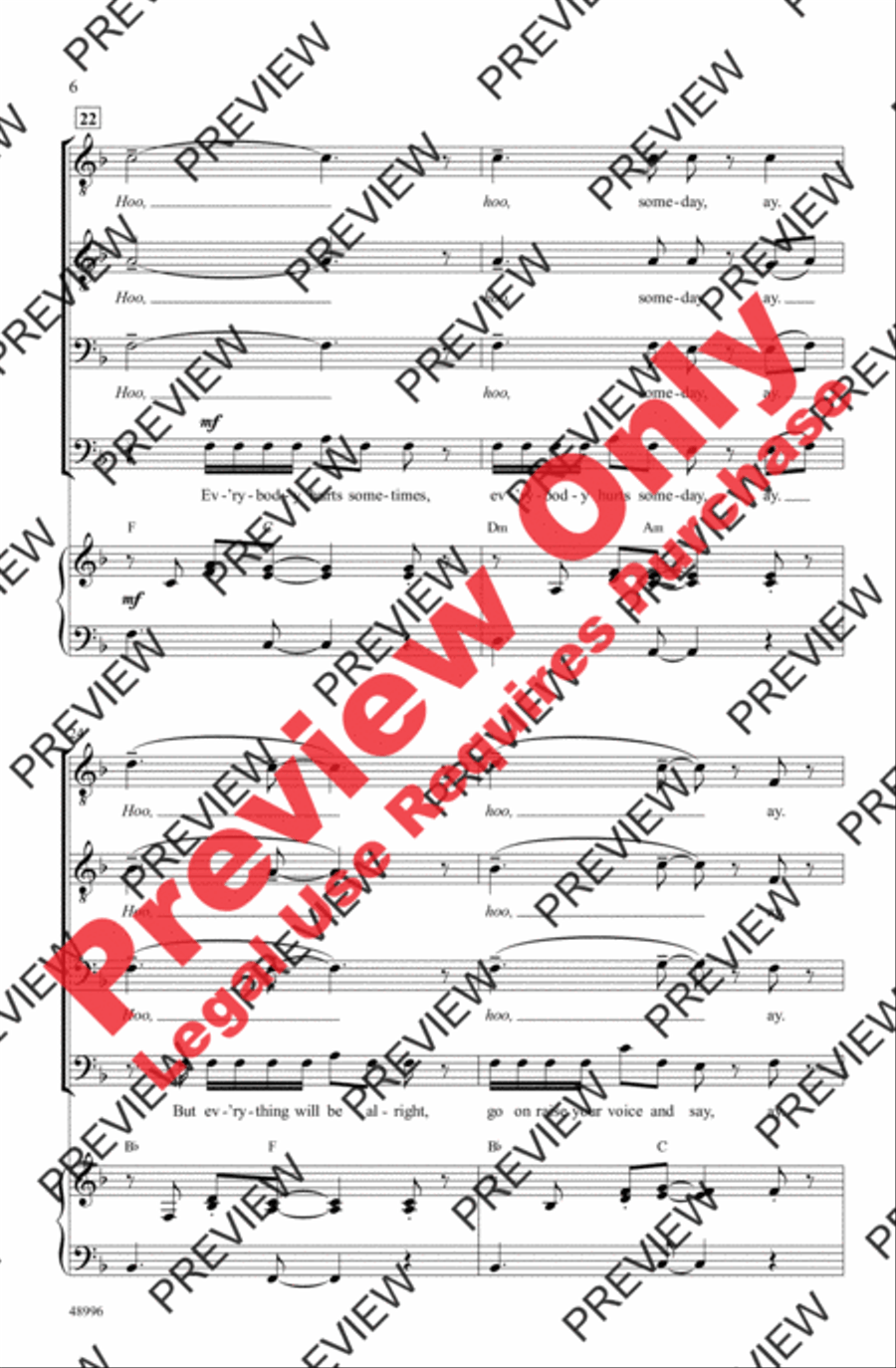 Memories Men's Choir scores gallery preview page 6