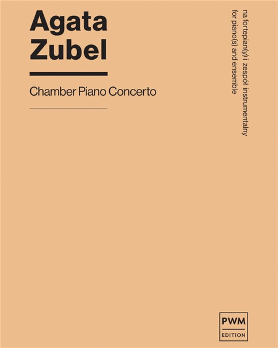 Chamber Piano Concerto Chamber Piano Concerto Piano scores gallery preview page 1