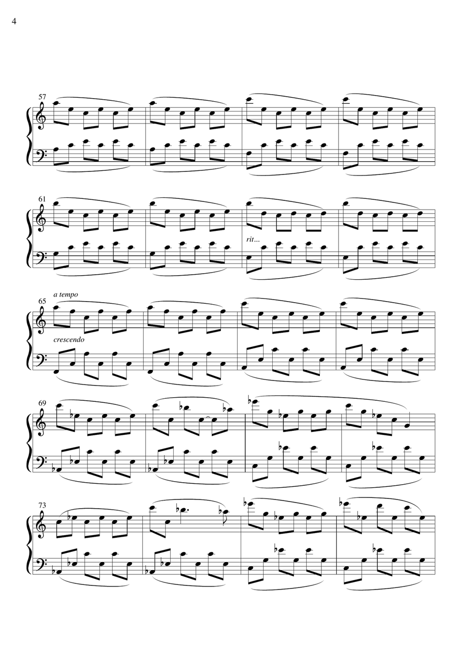 The Gift The Gift Piano Solo scores gallery preview page 4