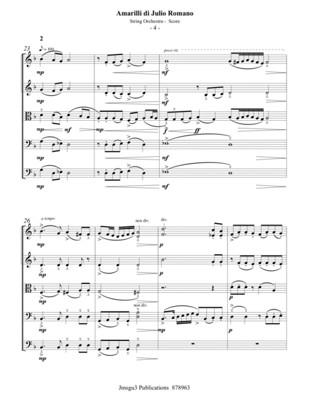 Philips: Amarilli di Julio Romano for String Orchestra image number null