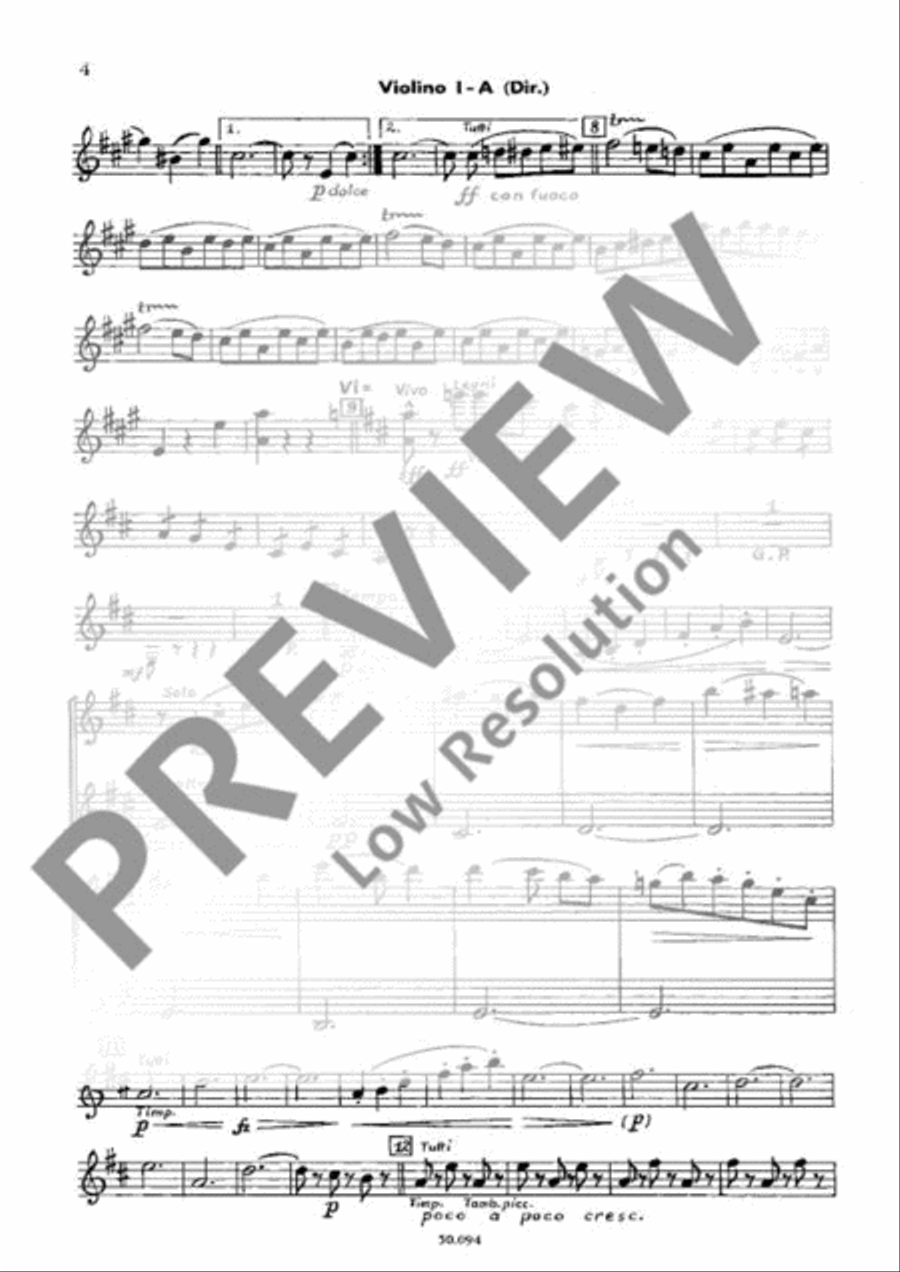 Stars of Heaven Orchestra scores gallery preview page 13