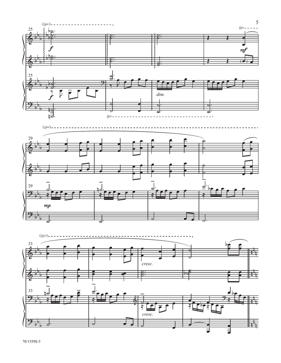 Christmas Day In the Morning! (Digital Download) Piano Duet scores gallery preview page 5