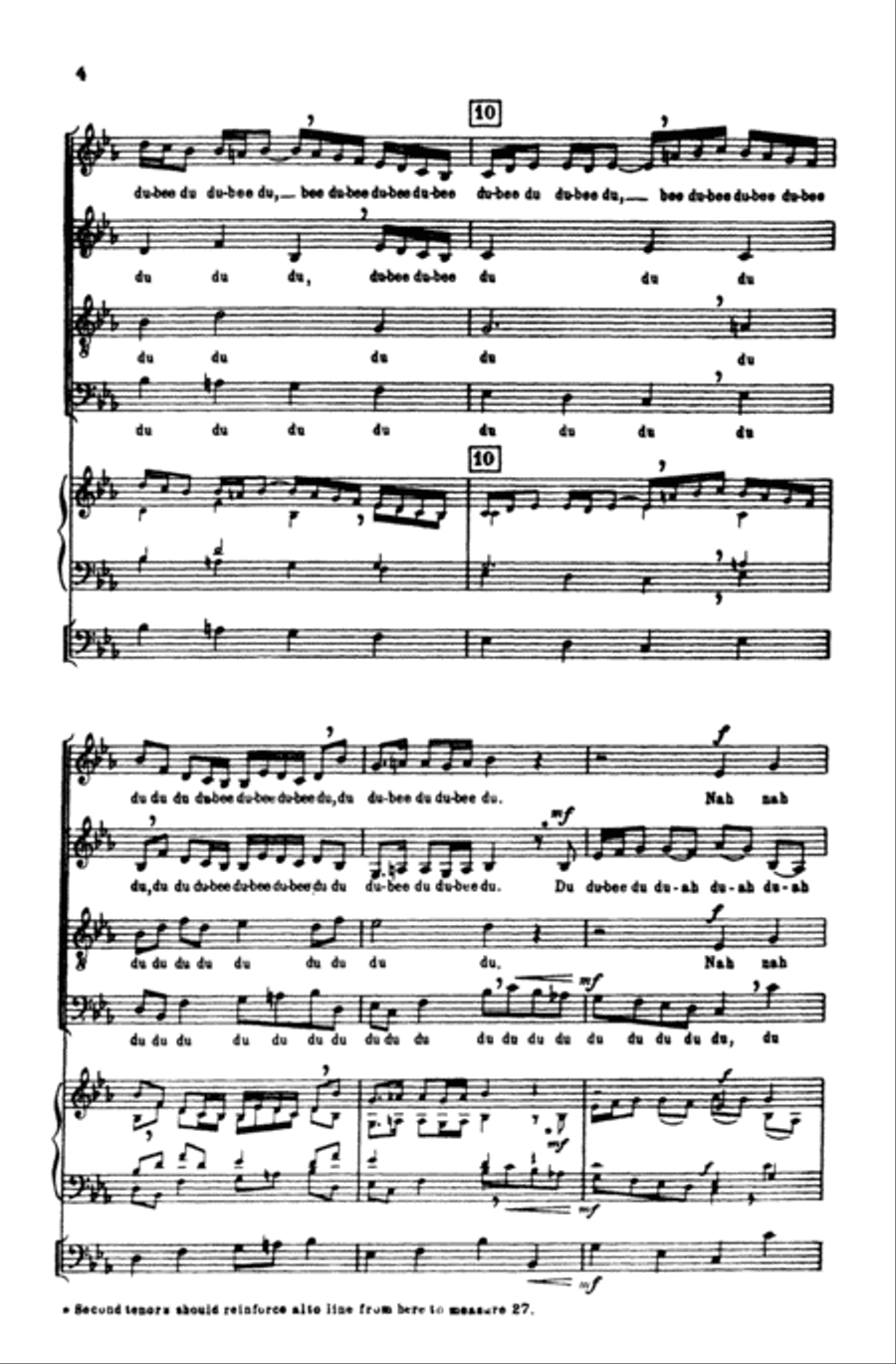 Sleepytime Bach (Sleepers Wake, Cantata 140) Choir scores gallery preview page 3