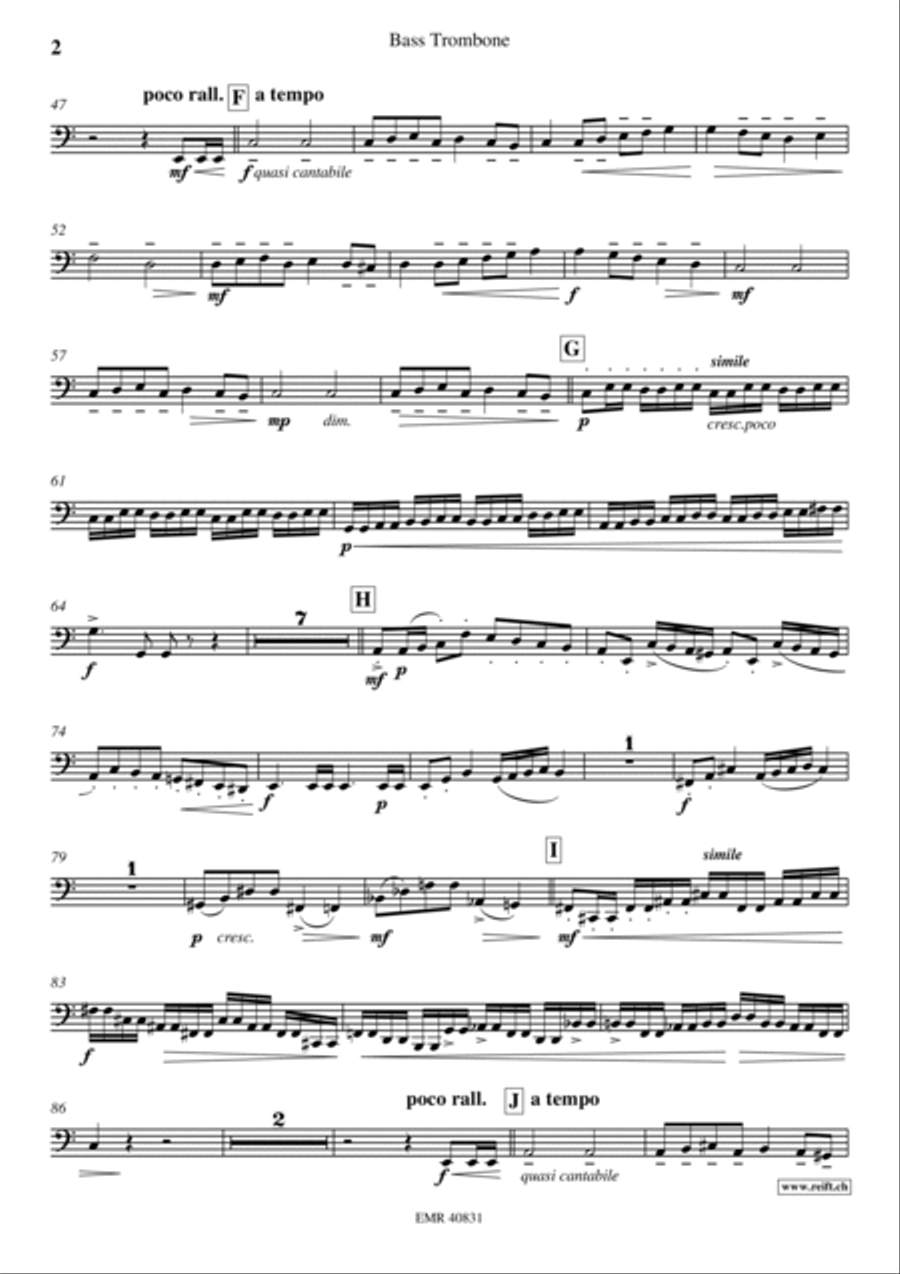 Konzert-Etude Konzert-Etude Trombone scores gallery preview page 3