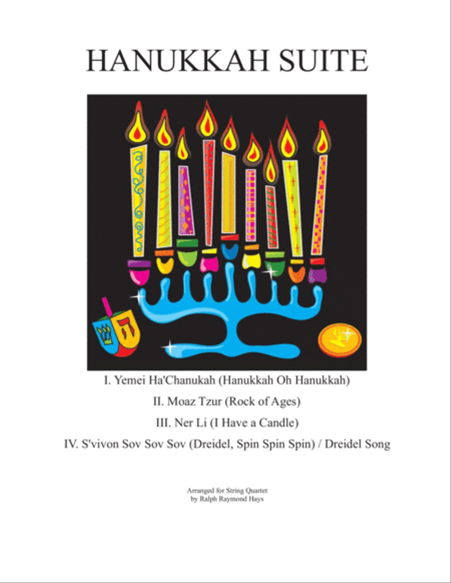 Hanukkah Suite (for String Quartet) String Quartet scores gallery preview page 1