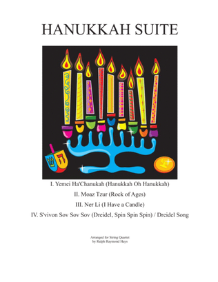 Book cover for Hanukkah Suite (for String Quartet)