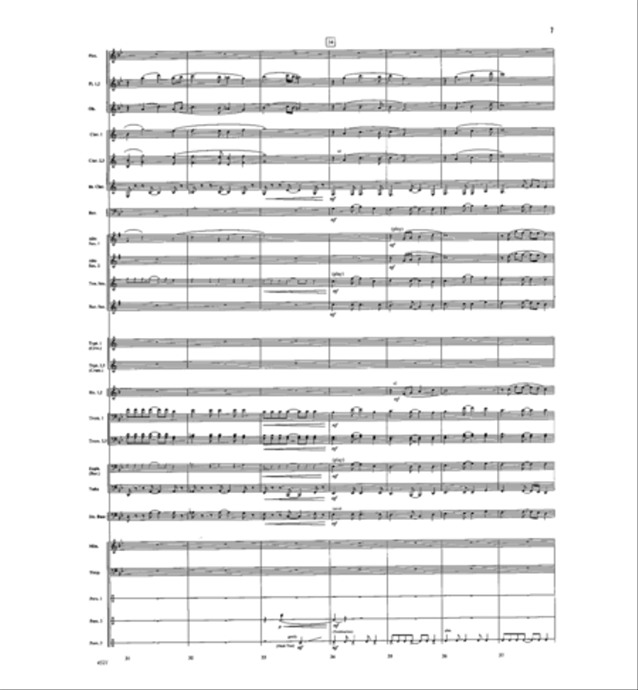 Hopetown Holiday Concert Band scores gallery preview page 7