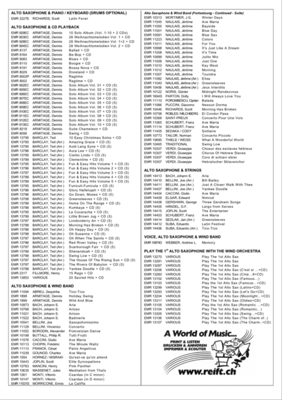 40 Greatest Classic Hits Vol. 1 Alto Saxophone scores gallery preview page 13