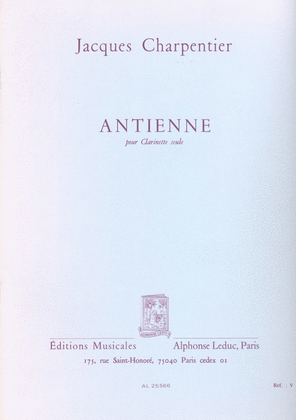 Antienne (clarinet Solo)