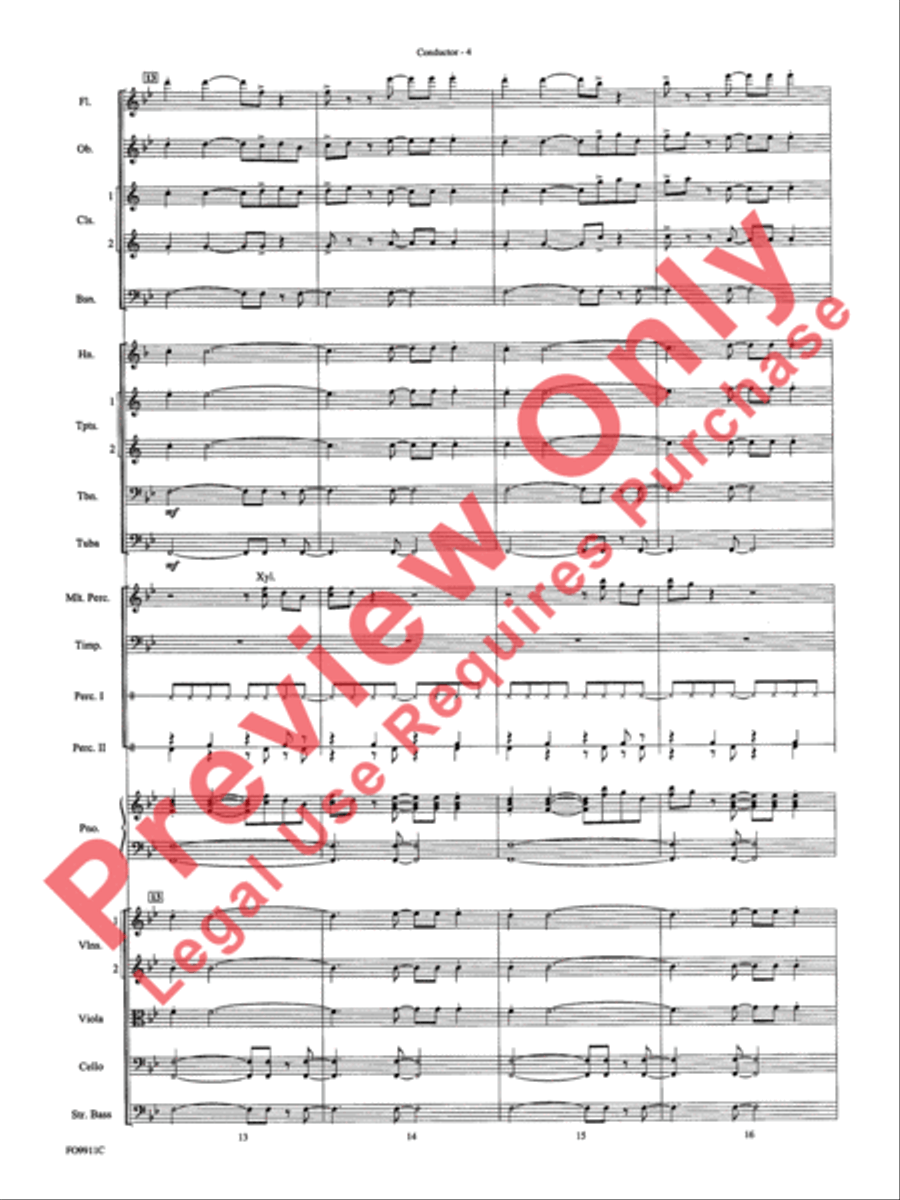 A Charlie Brown Christmas Full Orchestra scores gallery preview page 7