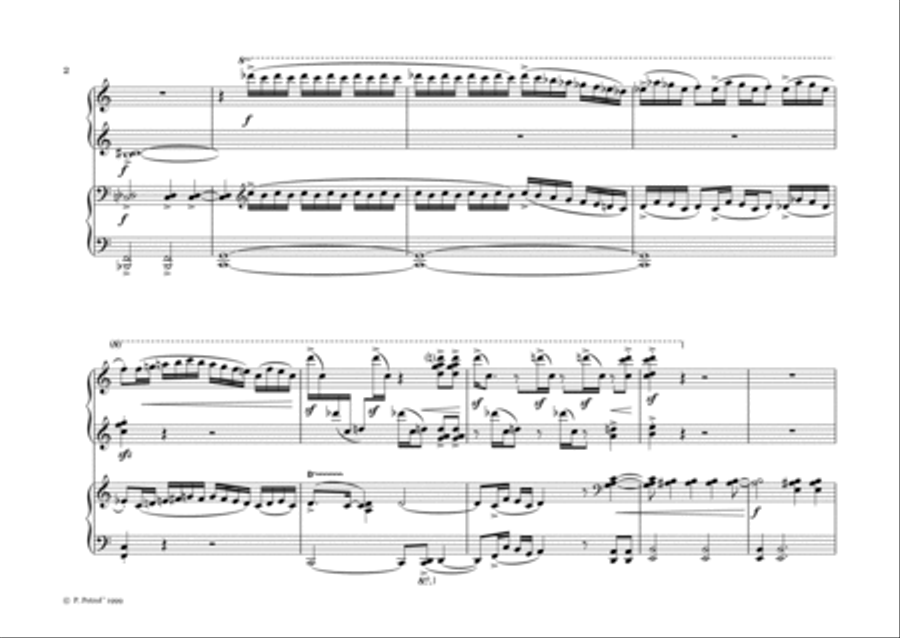 Divertimento for piano a 4 hand Piano Method scores gallery preview page 2