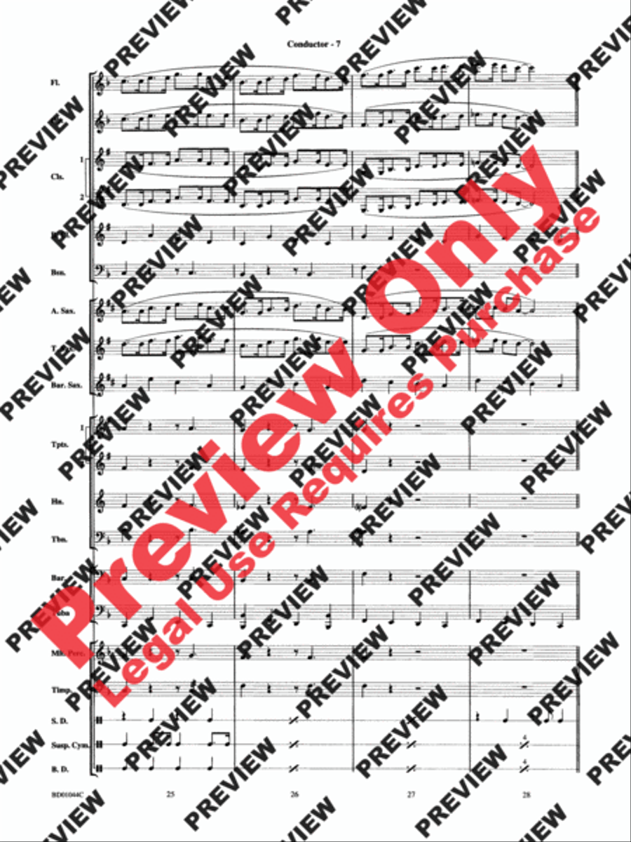 Clarinet Boogie Clarinet Boogie Concert Band scores gallery preview page 9