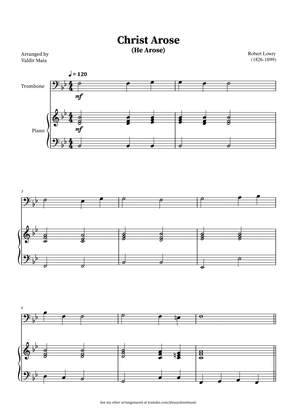 Christ Arose (He Arose) - Trombone and Piano