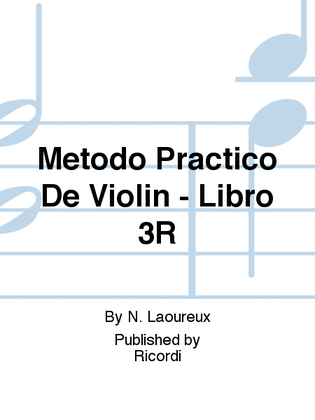 Metodo Practico De Violin - Libro 3R