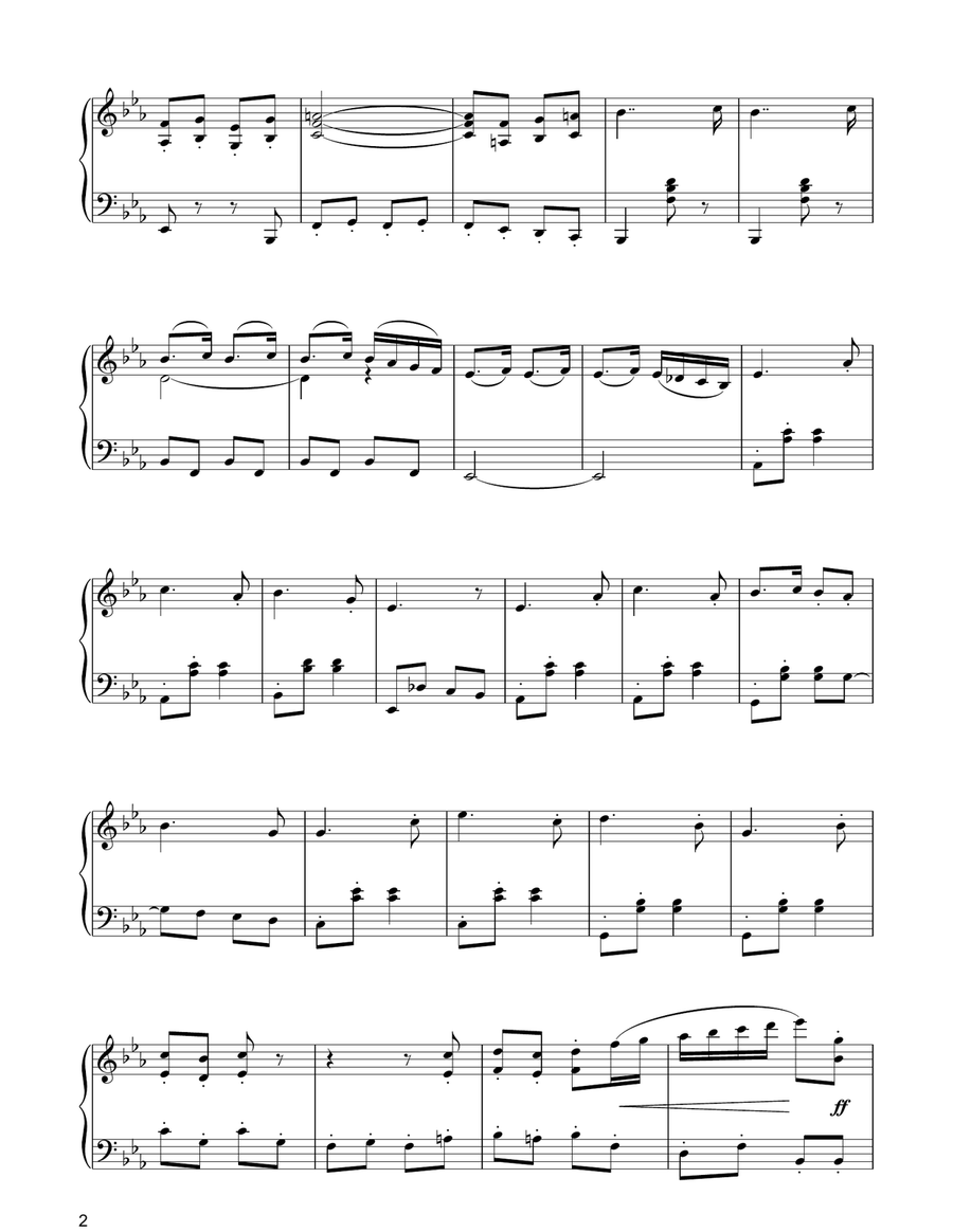 Overture (from The Taming Of The Shrew) Piano Solo scores gallery preview page 2