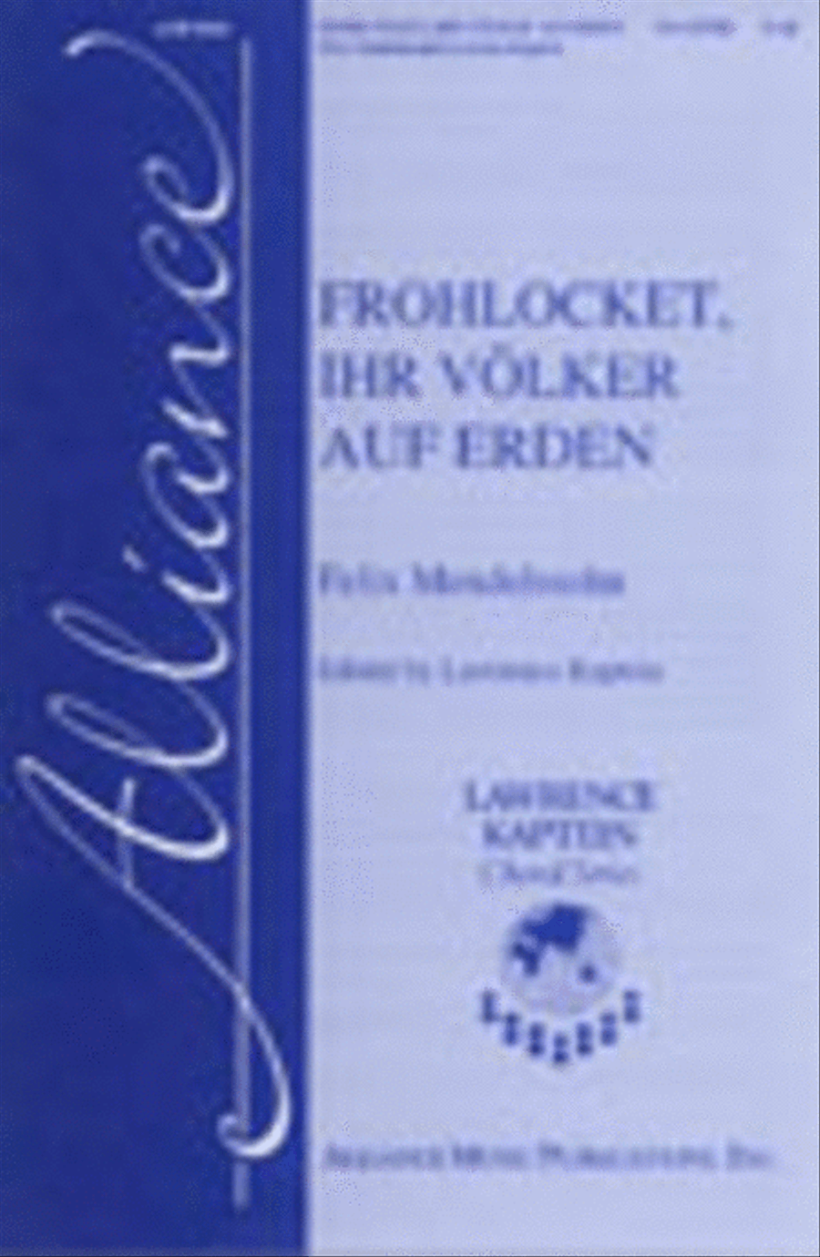 Frohlocket, ihr Volker auf Erden SSAATTBB scores gallery preview page 1
