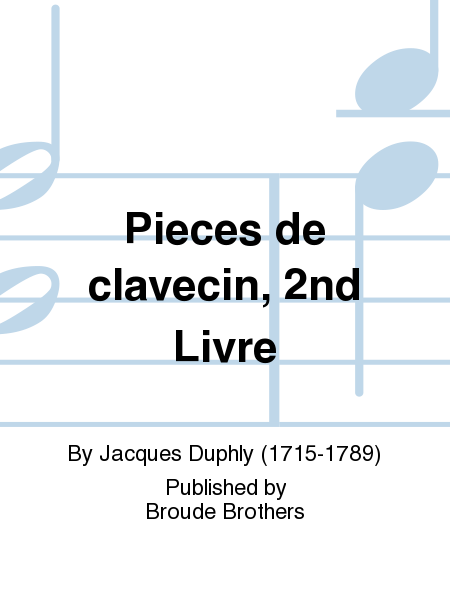 Pieces de clavecin 2nd Livre. PF 66