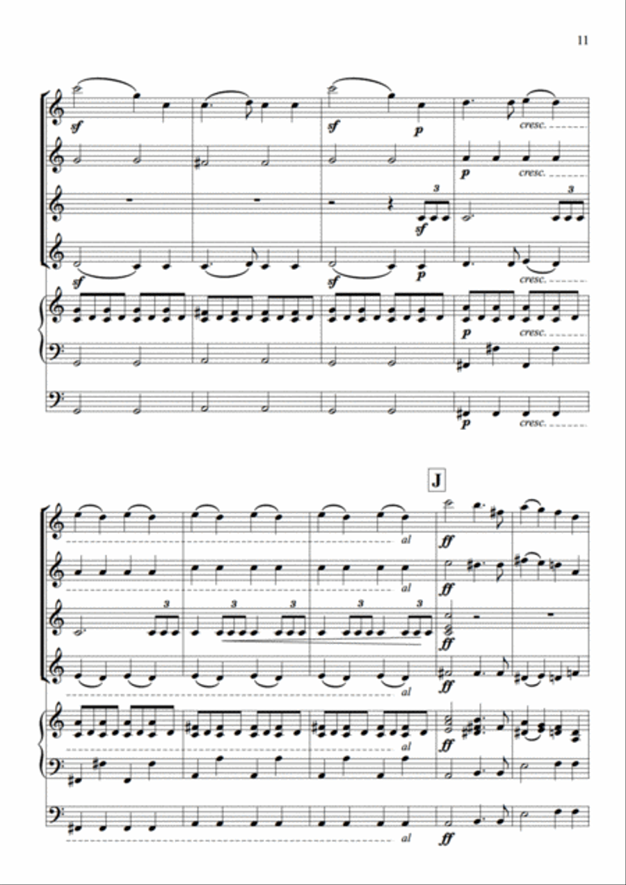 The Wedding March Set of Parts scores gallery preview page 9