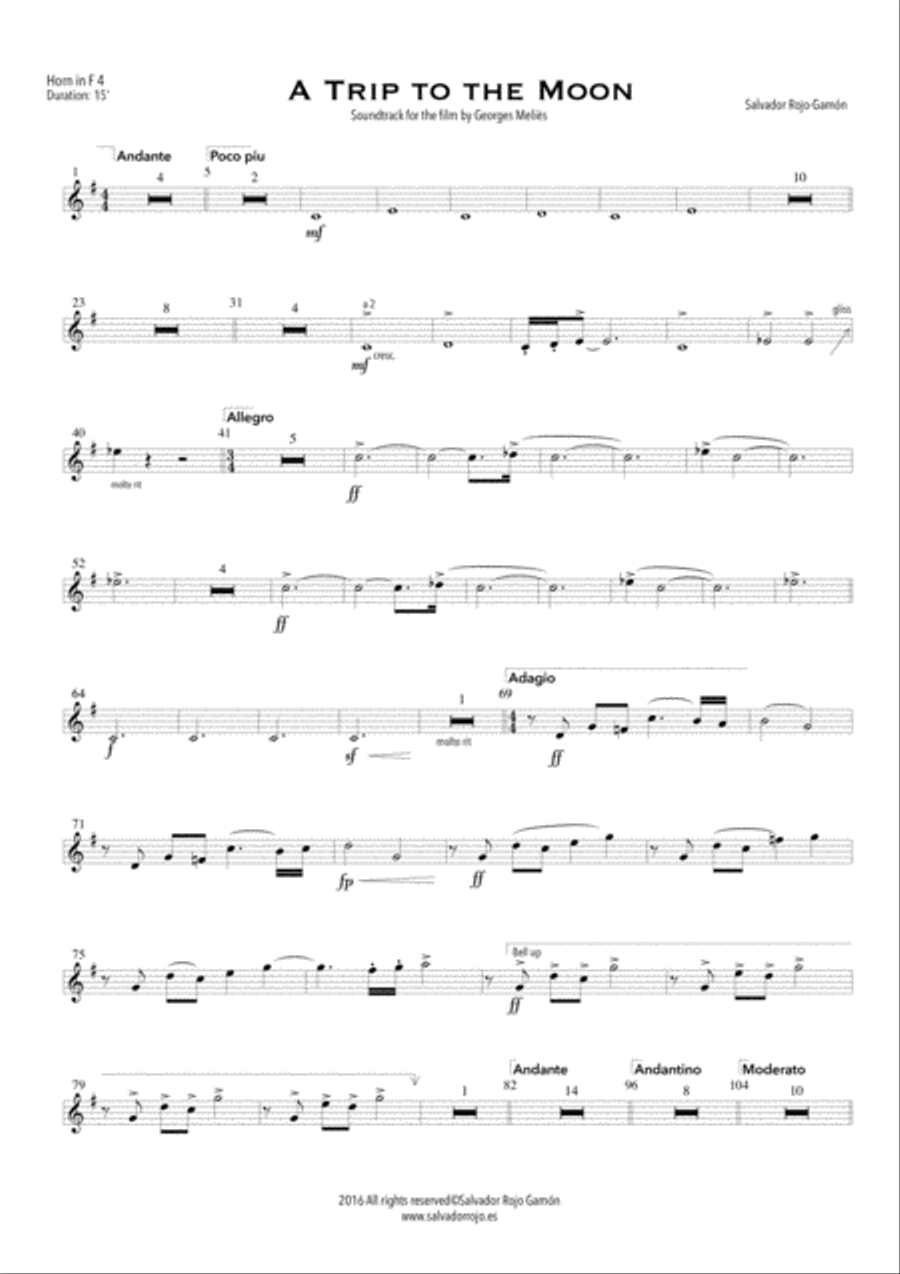 A Trip to the Moon Full Orchestra scores gallery preview page 2