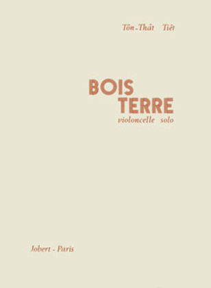 Book cover for Bois-Terre